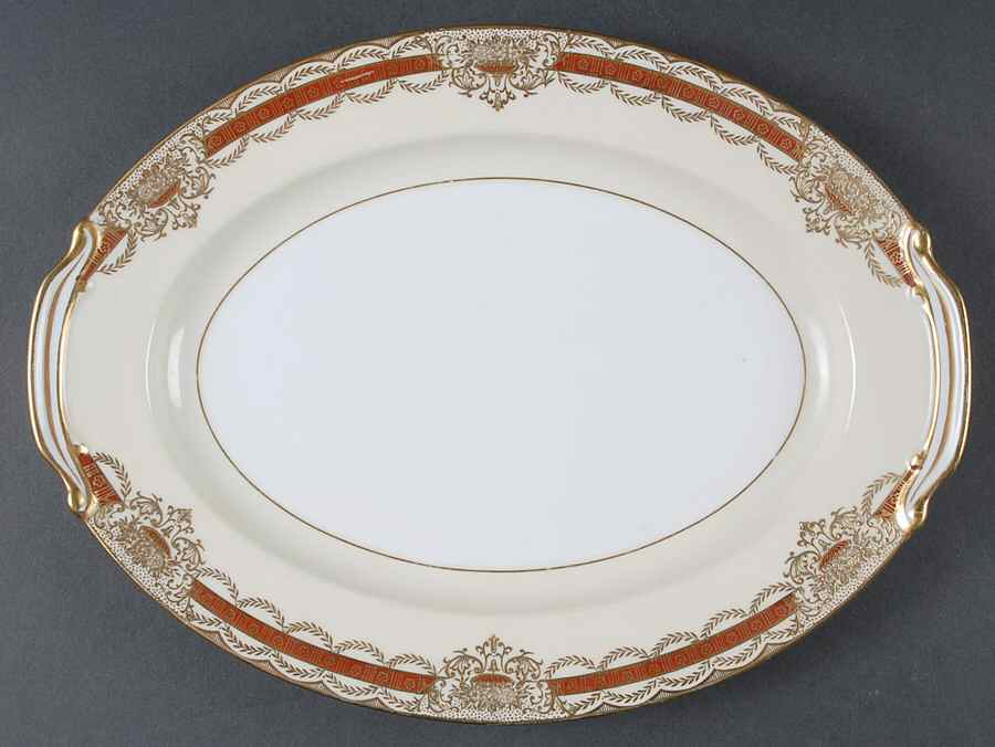 Prunella 12" Oval Serving Platter by Noritake-1