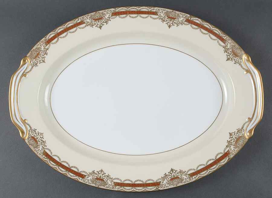 Prunella 16" Oval Serving Platter by Noritake-1