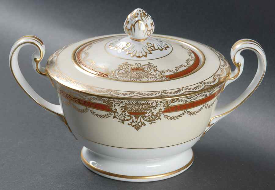 Prunella Sugar Bowl & Lid by Noritake-1
