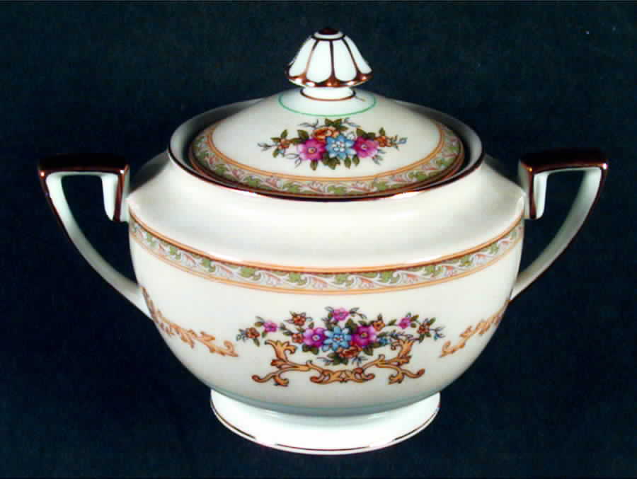 N214 Sugar Bowl & Lid by Noritake-1