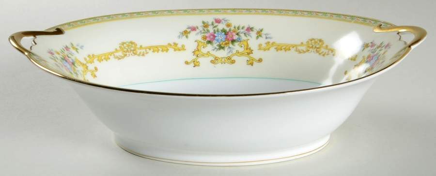 N214 10" Oval Vegetable Bowl by Noritake-1