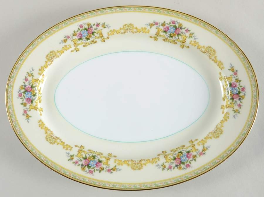 N214 11" Oval Serving Platter by Noritake-1