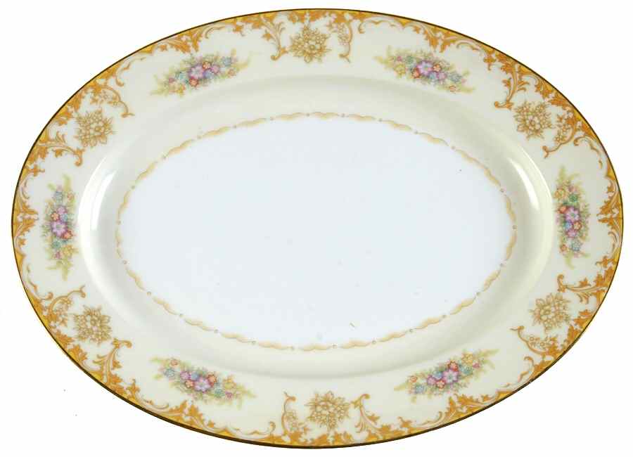 N22 11" Oval Serving Platter by Noritake-1