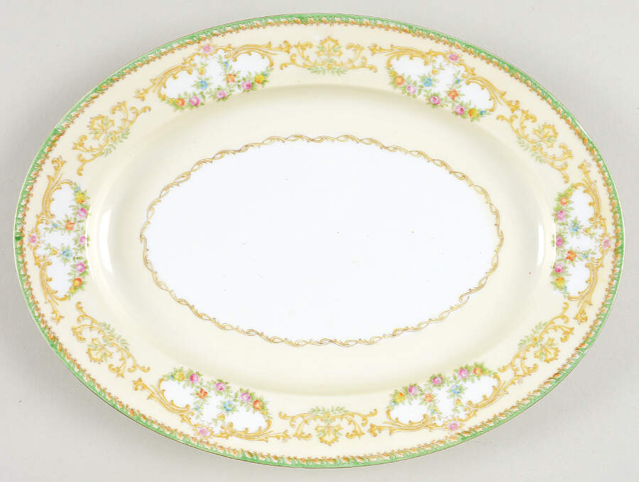 N222 12" Oval Serving Platter by Noritake-1