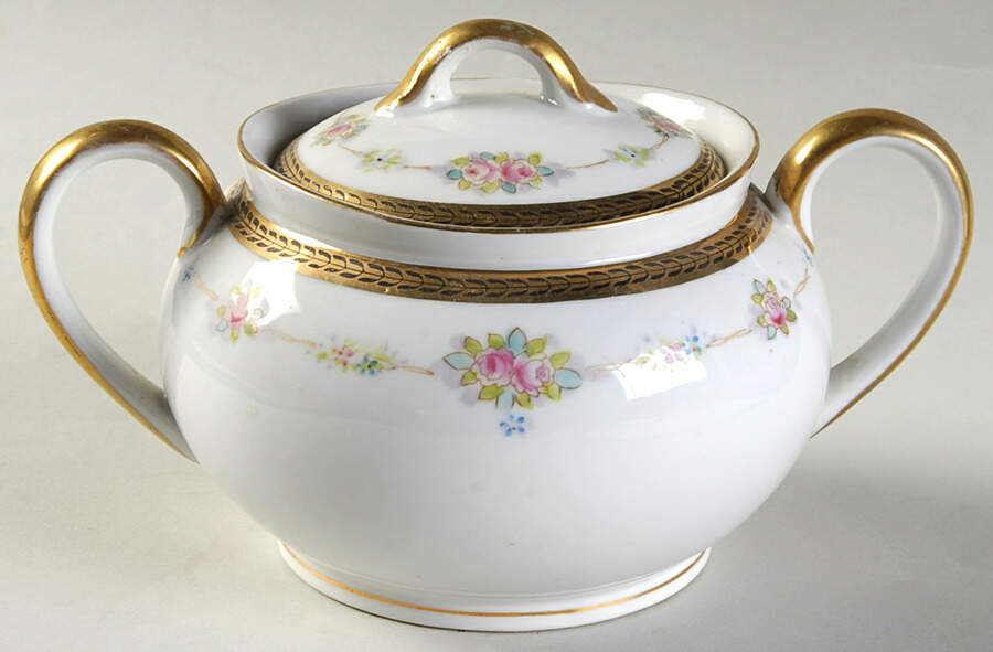 N224 Sugar Bowl & Lid by Noritake-1
