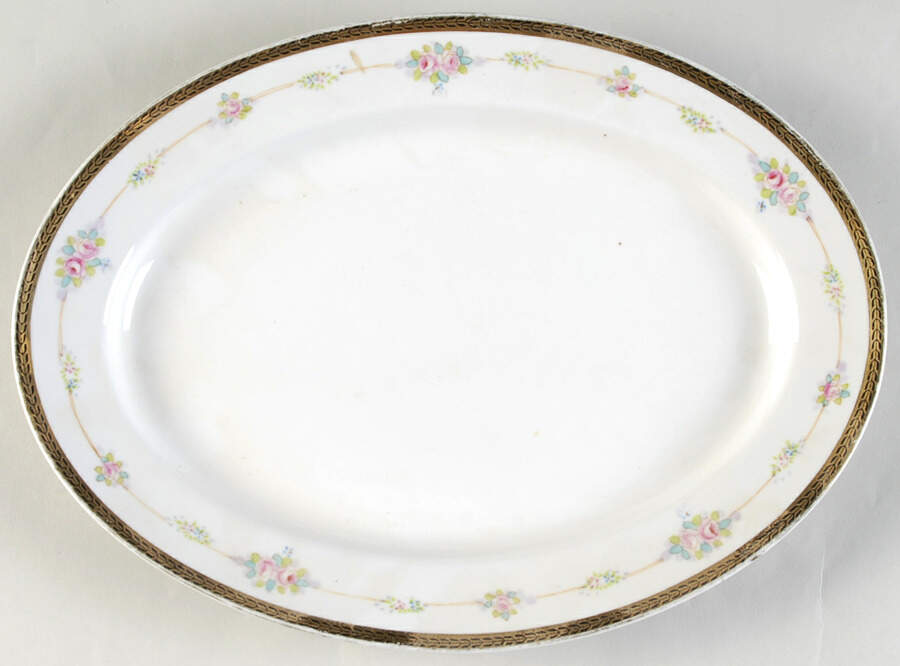 N224 11" Oval Serving Platter by Noritake-1