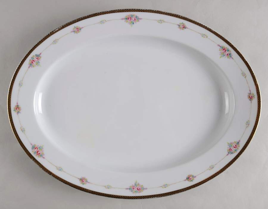 N224 16" Oval Serving Platter by Noritake-1