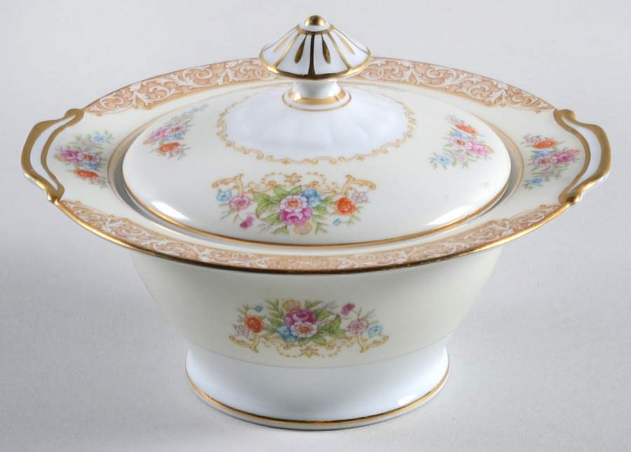 N231 Sugar Bowl & Lid by Noritake-1