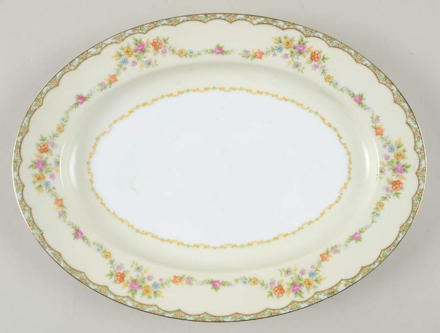 N233 11" Oval Serving Platter by Noritake-1