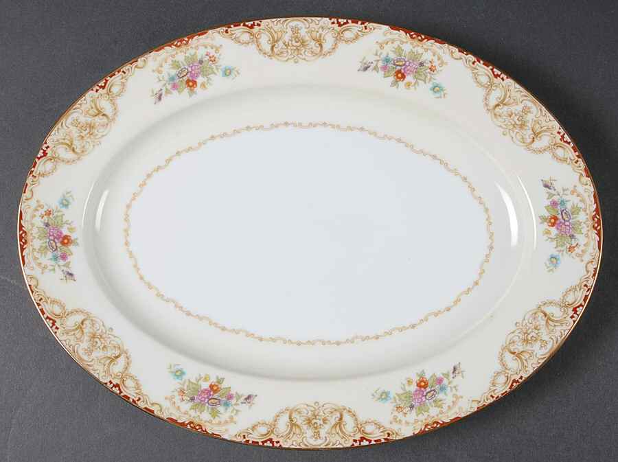 N234 11" Oval Serving Platter by Noritake-1
