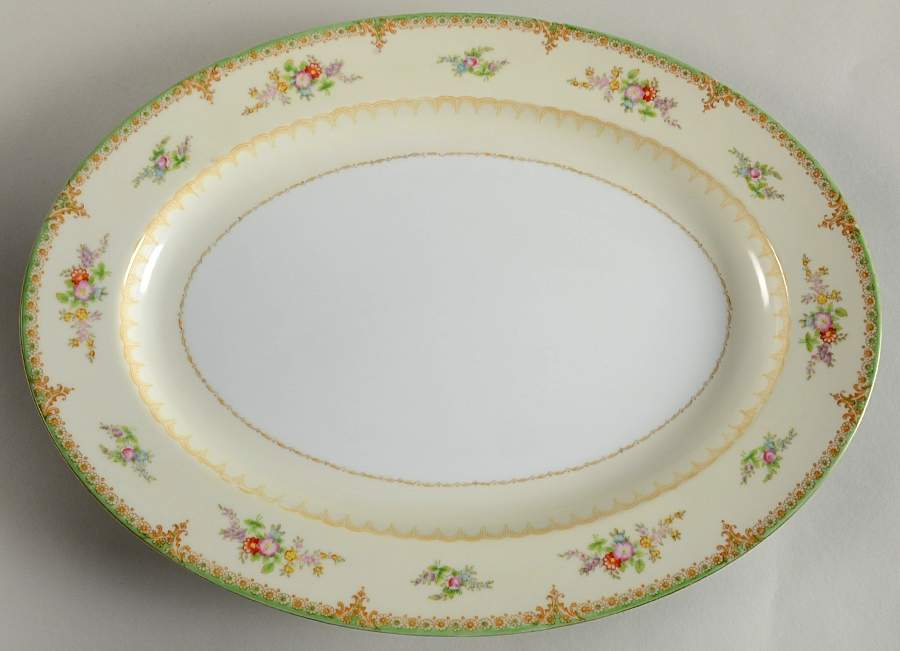 N236 16" Oval Serving Platter by Noritake-1