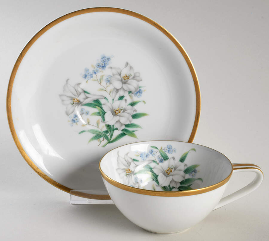 N237 Flat Cup & Saucer Set by Noritake-1