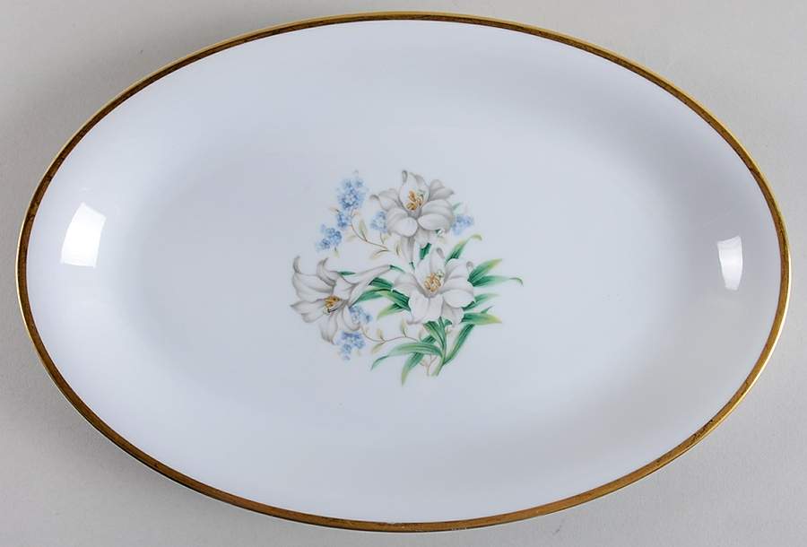 N237 12" Oval Serving Platter by Noritake-1