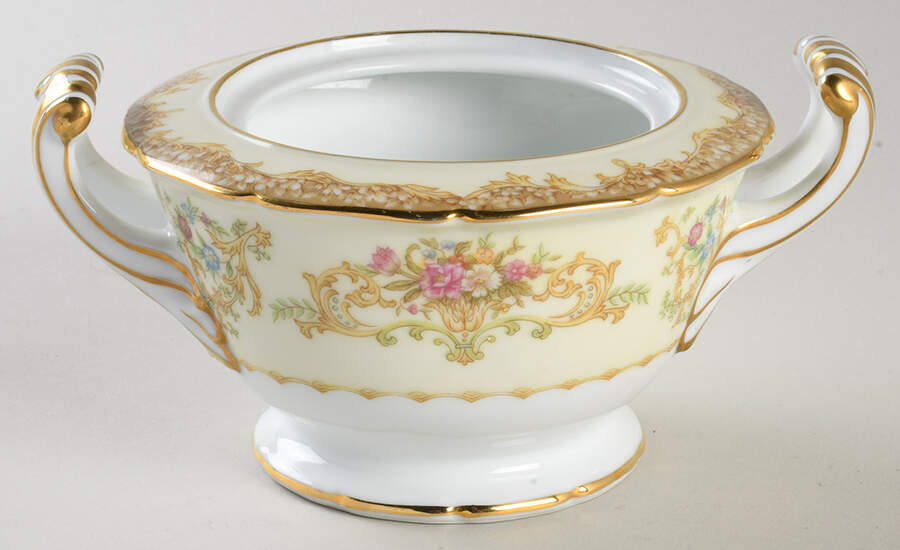 N245 Sugar Bowl No Lid by Noritake-1