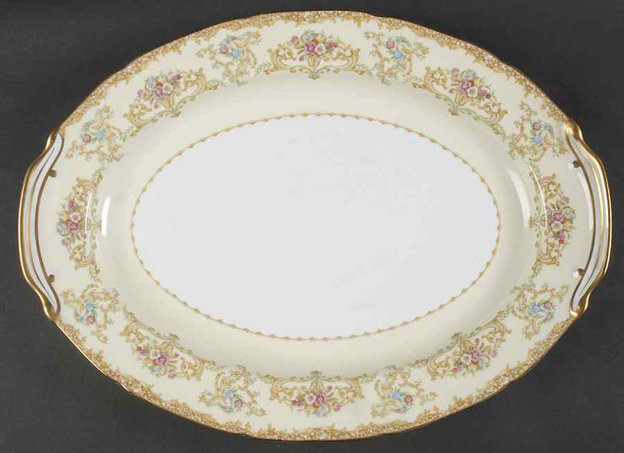 N245 16" Oval Serving Platter by Noritake-1