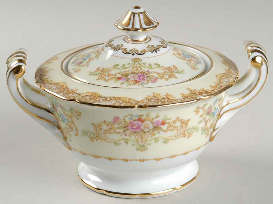 N245 Sugar Bowl & Lid by Noritake-1