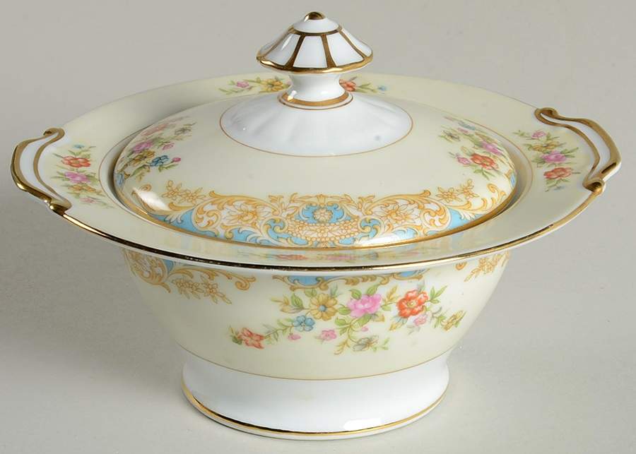 N251 Sugar Bowl & Lid by Noritake-1