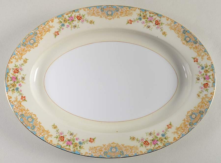 N251 11" Oval Serving Platter by Noritake-1