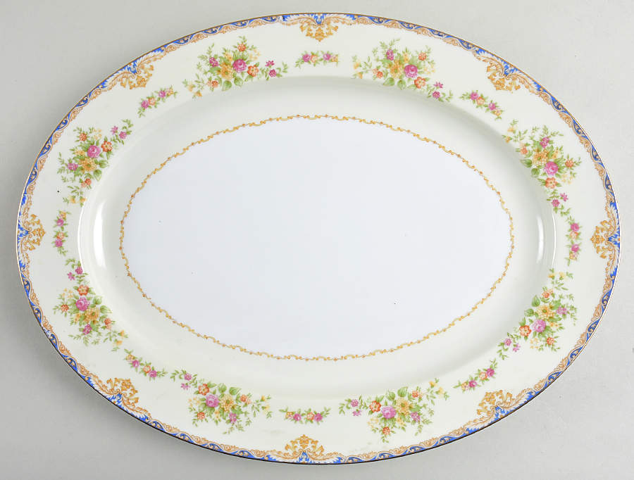 N253 16" Oval Serving Platter by Noritake-1