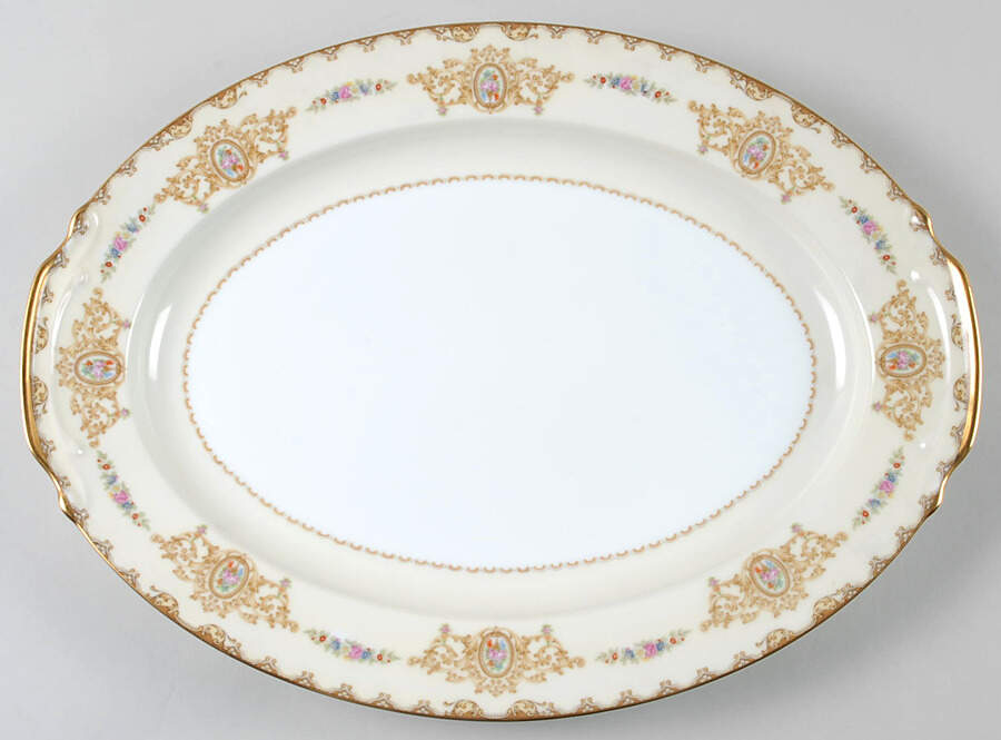 N257 16" Oval Serving Platter by Noritake-1