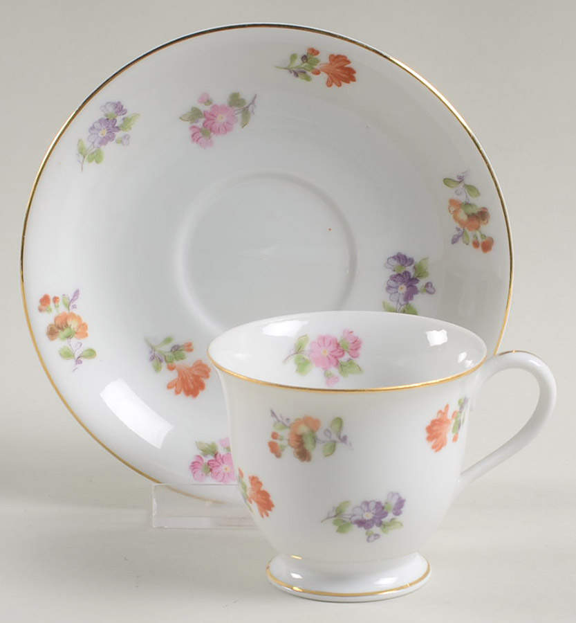 N263 Footed Demitasse Cup & Saucer Set by Noritake-1