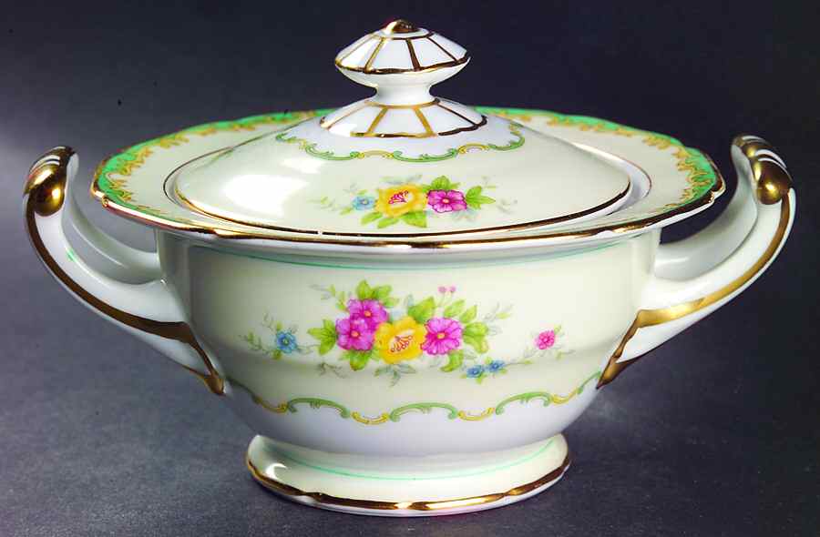 N267 Sugar Bowl & Lid by Noritake-1