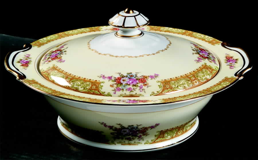 N268 Round Covered Vegetable by Noritake-1