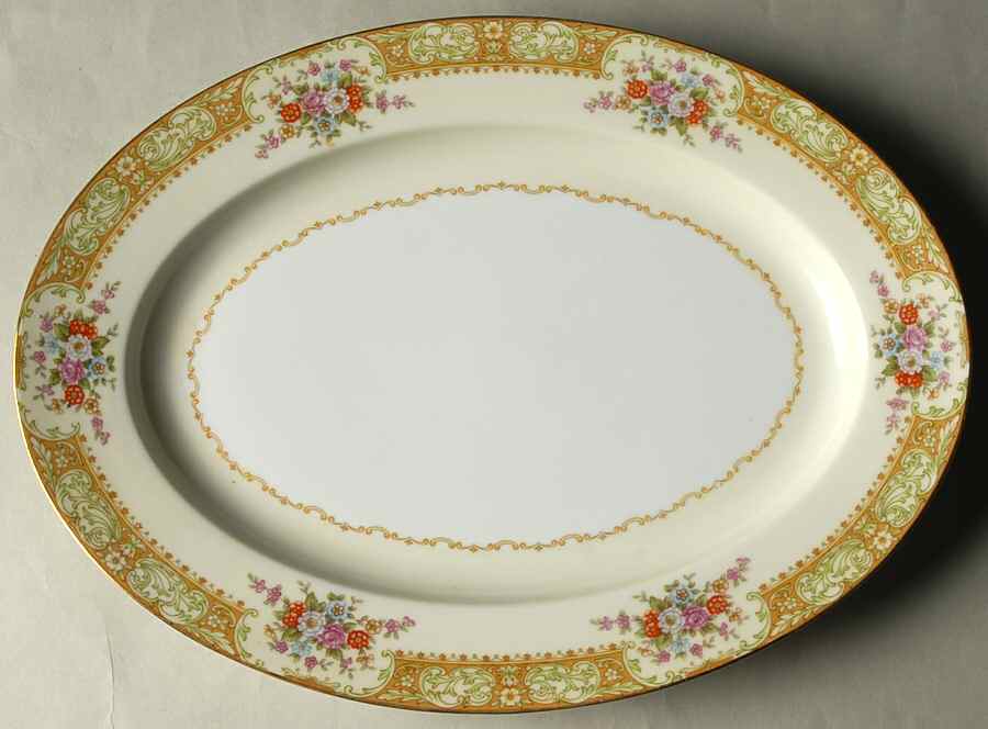 N268 11" Oval Serving Platter by Noritake-1