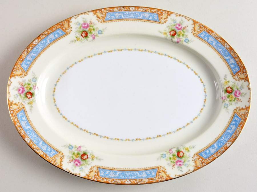 N273 11" Oval Serving Platter by Noritake-1