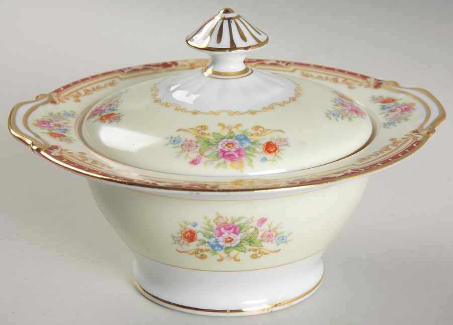 N286 Sugar Bowl & Lid by Noritake-1