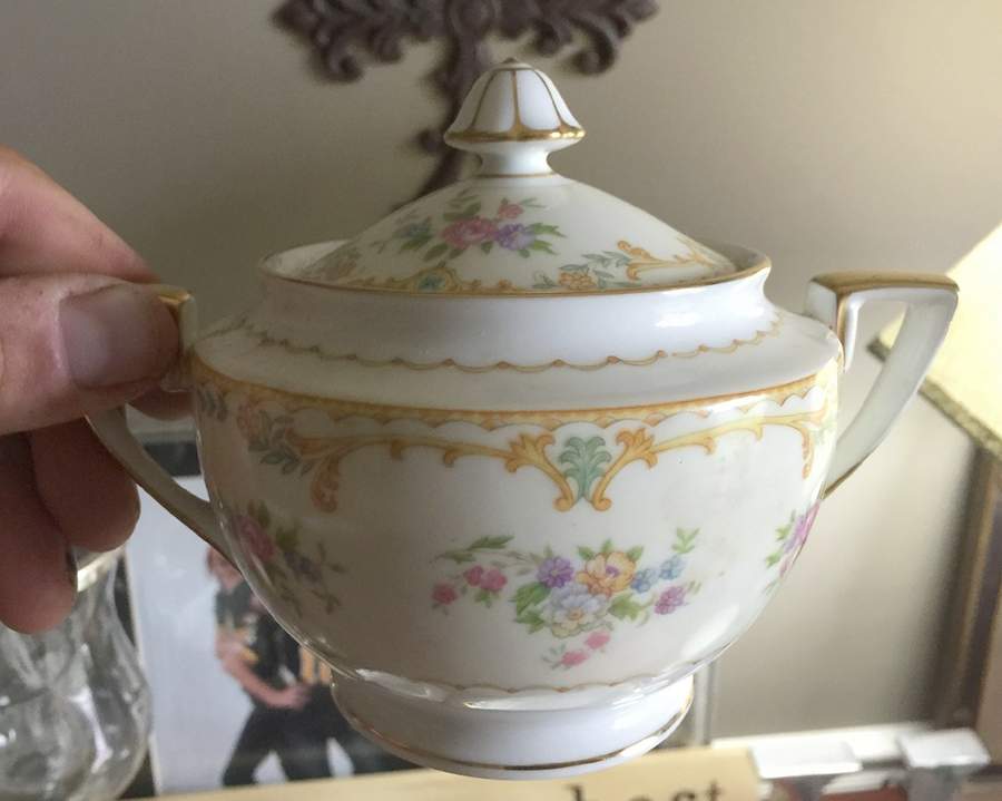 N287 Sugar Bowl & Lid by Noritake-1