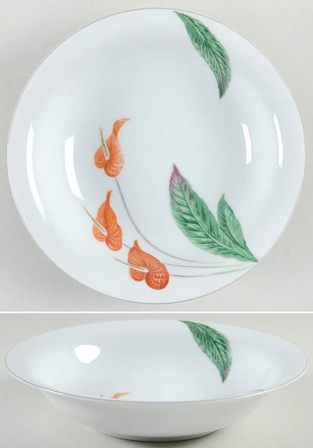 Waikiki (Gray Trim) Coupe Soup Bowl by Noritake-1