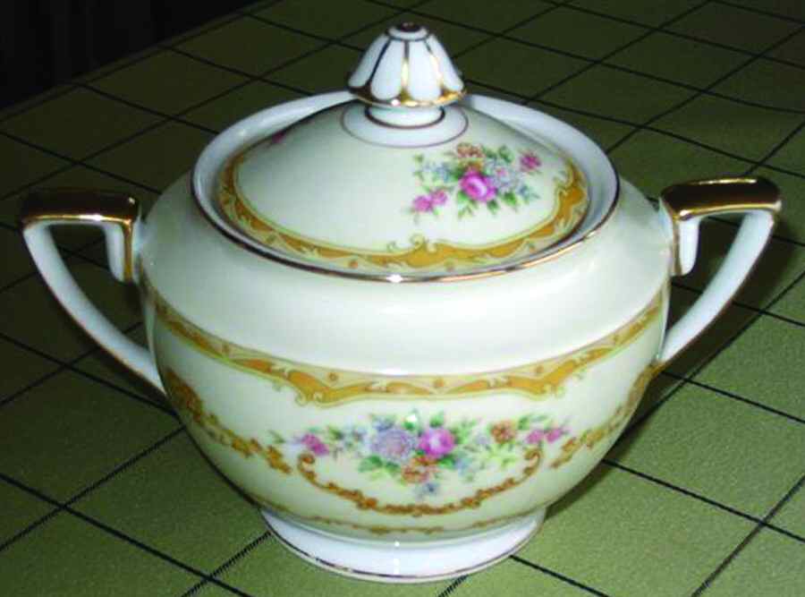 N293 Sugar Bowl & Lid by Noritake-1