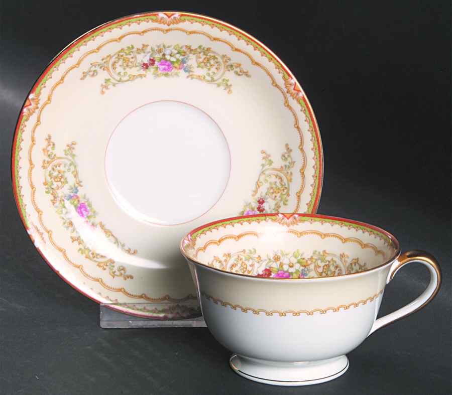 N298 Footed Cup & Saucer Set by Noritake-1