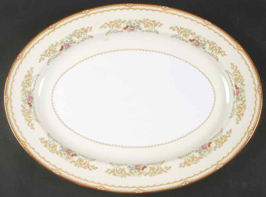 N298 16" Oval Serving Platter by Noritake-1