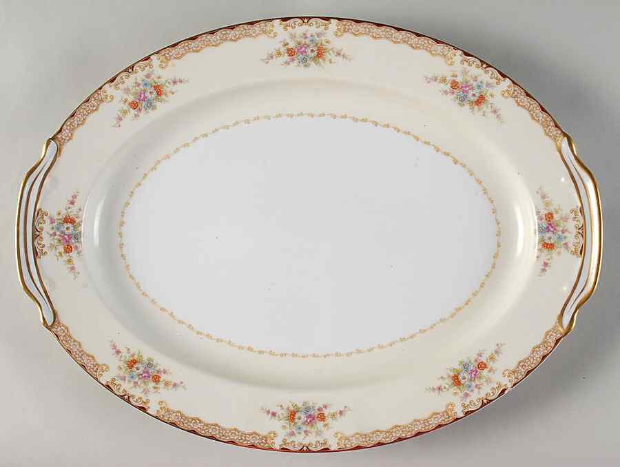 N30 16" Oval Serving Platter by Noritake-1