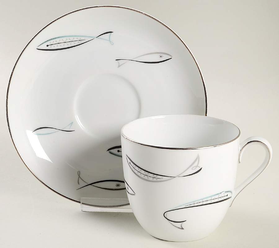 1359 Oversized Cup & Saucer Set by Noritake-1