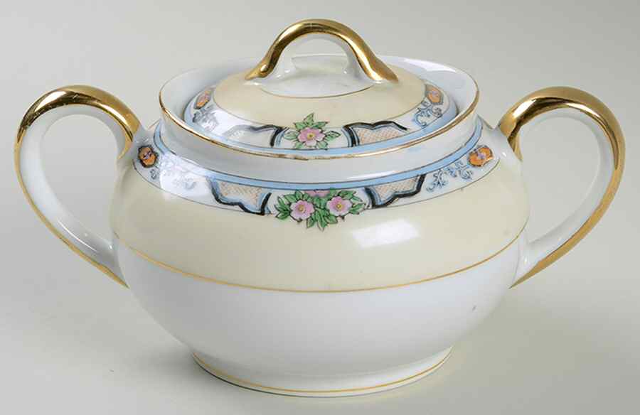 N302 Sugar Bowl & Lid by Noritake-1
