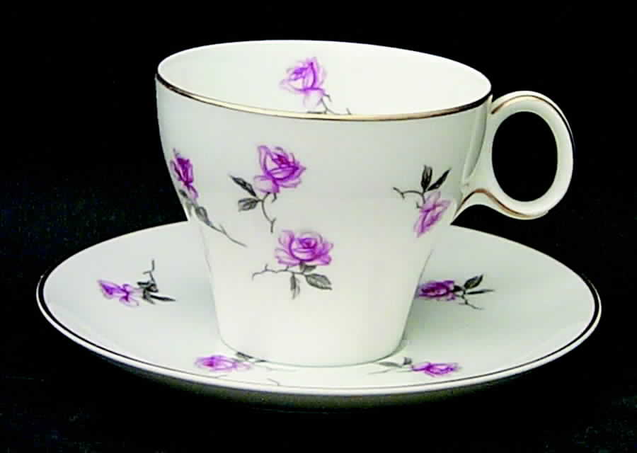 1382 Flat Cup & Saucer Set by Noritake-1