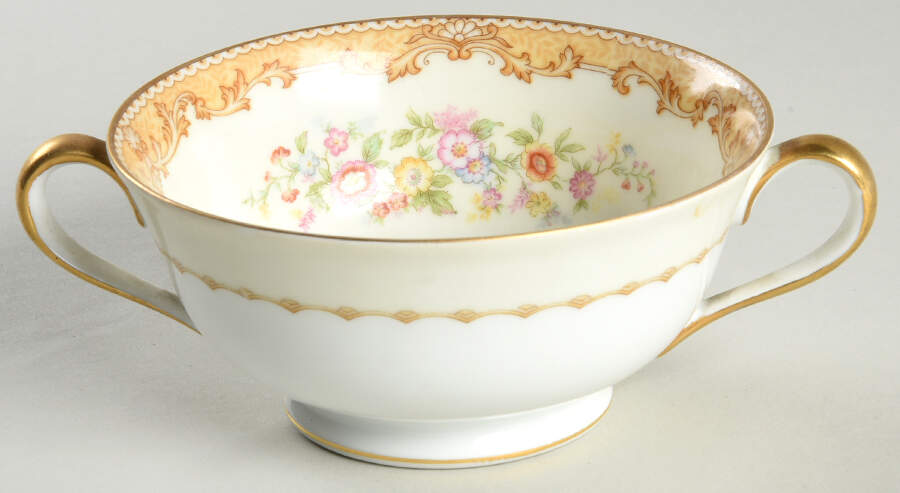 N319 Footed Cream Soup Bowl by Noritake-1