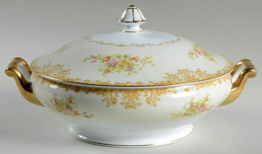 N326 Round Covered Vegetable by Noritake-1