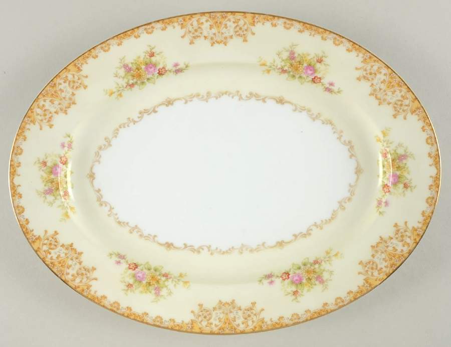 N326 11" Oval Serving Platter by Noritake-1