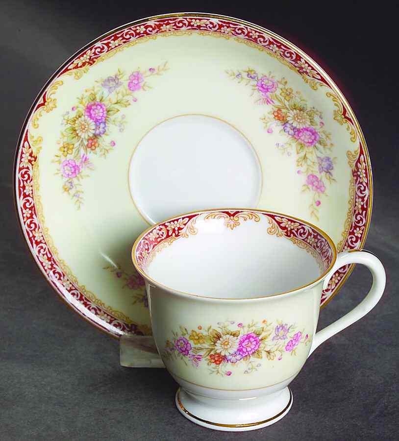 N328 Footed Demitasse Cup & Saucer Set by Noritake-1