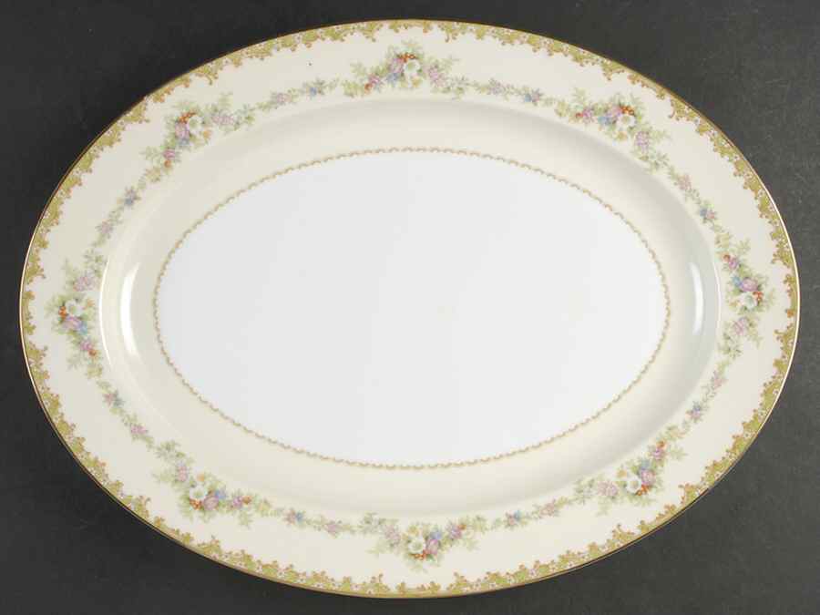 N33 16" Oval Serving Platter by Noritake-1