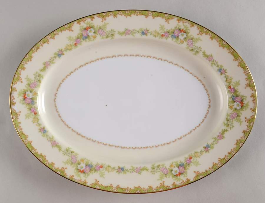 N33 11" Oval Serving Platter by Noritake-1