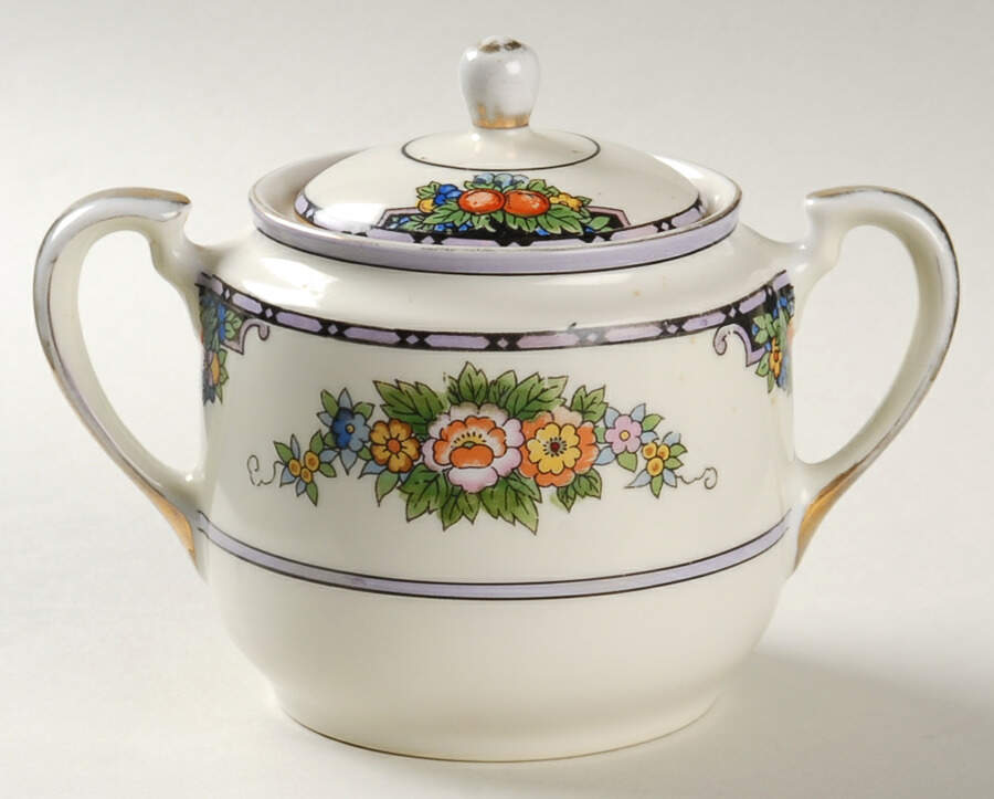N330 Sugar Bowl & Lid by Noritake-1