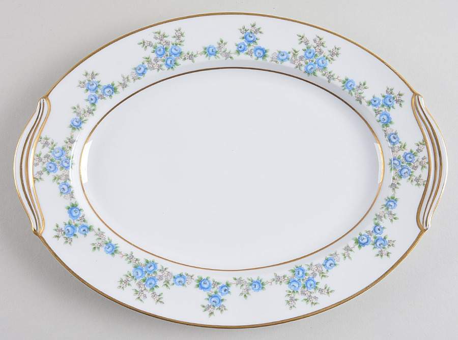 N331 12" Oval Serving Platter by Noritake-1