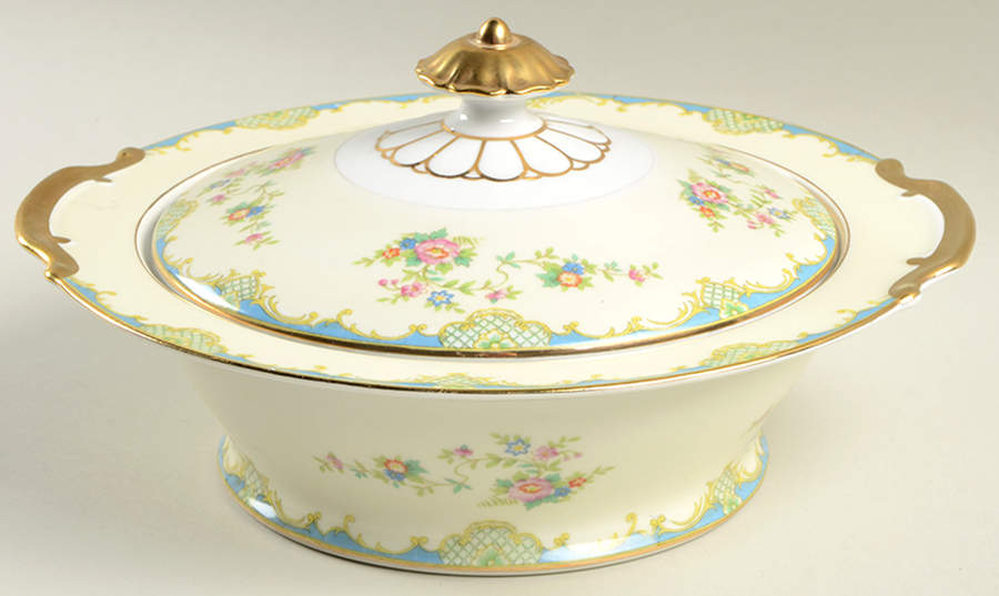 N338 Round Covered Vegetable by Noritake-1