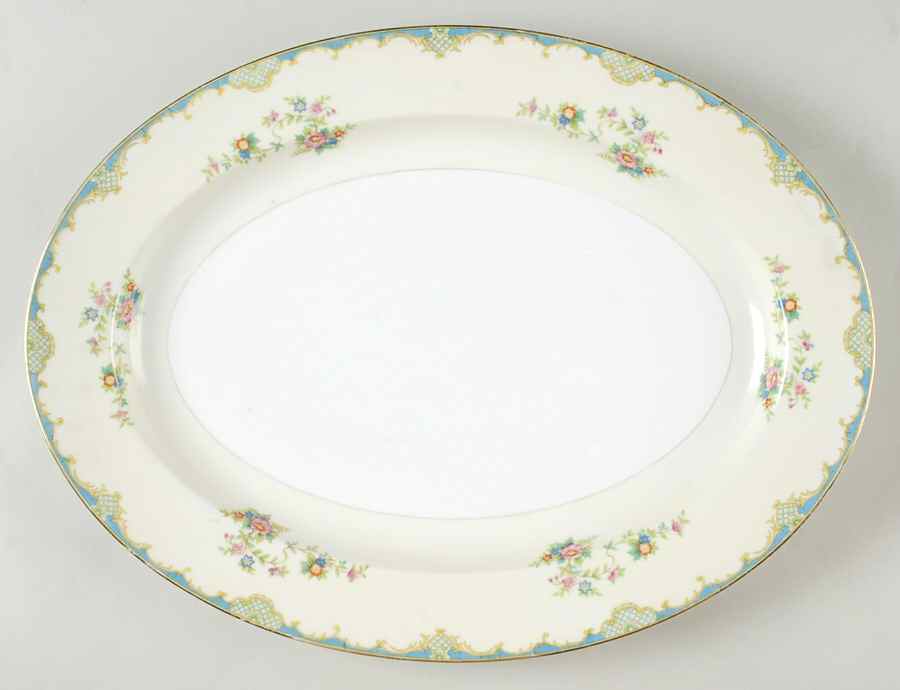 N338 16" Oval Serving Platter by Noritake-1