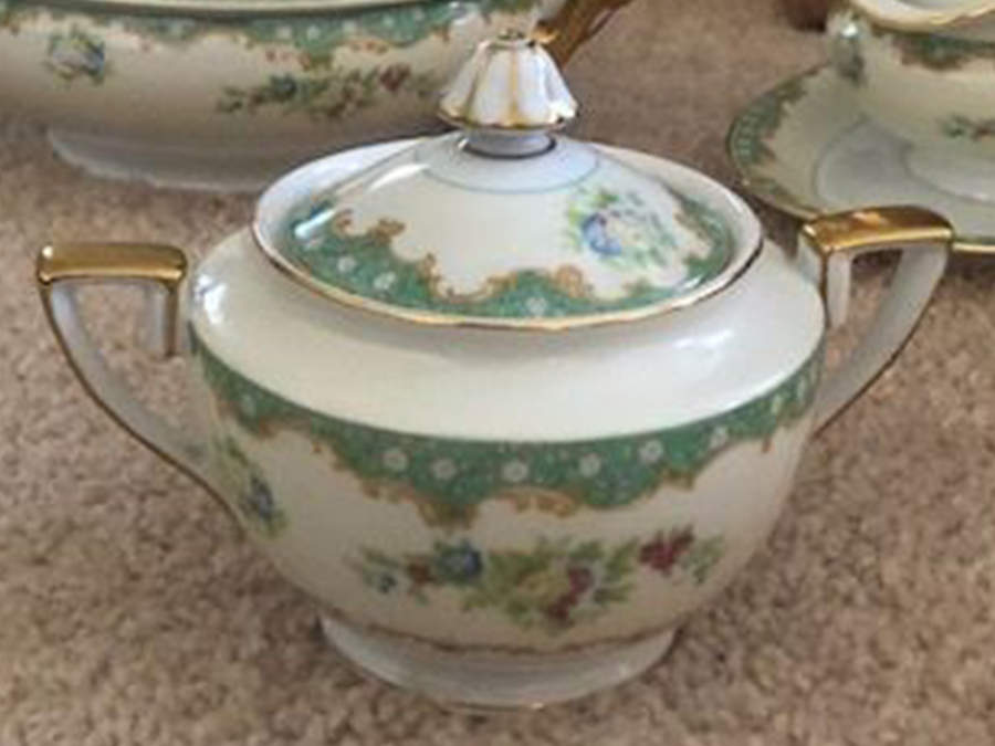 N35 Sugar Bowl & Lid by Noritake-1